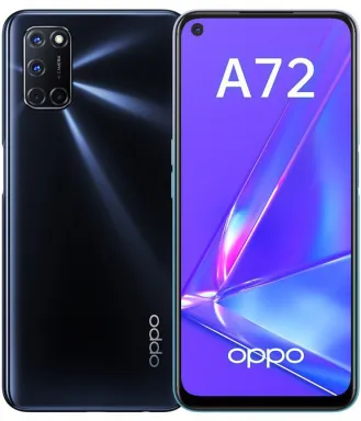 OPPO A72 16,5 cm (6.5") SIM unique Android 10 4G USB Type-C 4 Go 128 Go 5000 mAh Noir