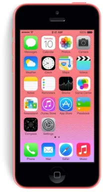 Apple iPhone 5c 10,2 cm (4") SIM unique iOS 7 4G 16 Go Rose