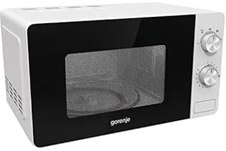 Gorenje MO20E1W Acier inoxydable, Blanc Micro-onde simple Sur toute la gamme 20 L 800 W