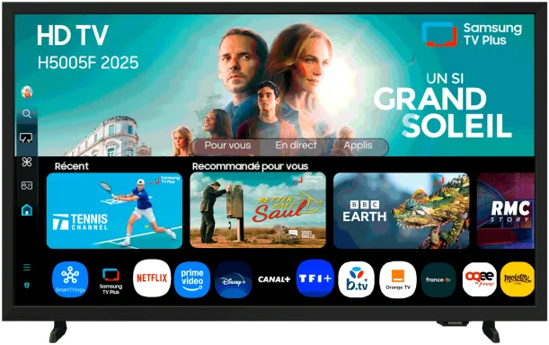 Samsung TV HD 32'' H5005F 2025, Smart TV