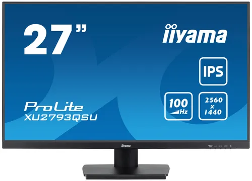 iiyama ProLite XU2793QSU-B6 écran plat de PC 68,6 cm (27") 2560 x 1440 pixels Wide Quad HD LED Noir