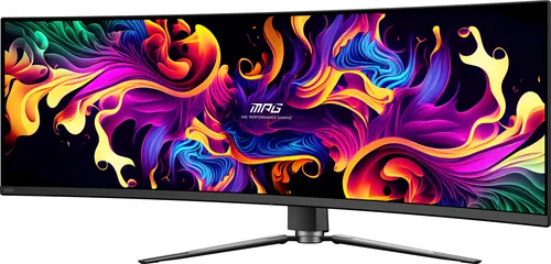 MSI MPG 491CQP QD-OLED écran plat de PC 124,5 cm (49") 5120 x 1440 pixels DQHD QDOLED Noir