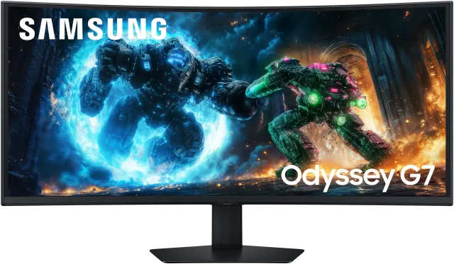 Samsung G75F écran plat de PC 101,6 cm (40") 5120 x 2160 pixels WUHD LCD Noir