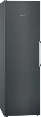 Siemens iQ300 KS36VVXDP réfrigérateur Pose libre 346 L D Noir, Acier inoxydable
