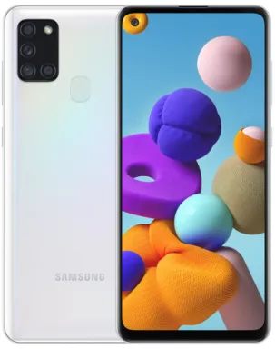 Samsung Galaxy A21s SM-A217F 16,5 cm (6.5") Double SIM Android 10 4G USB Type-C 3 Go 32 Go 5000 mAh Blanc