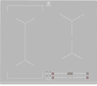 Electrolux EIV63440BS Argent Intégré Plaque avec zone à induction 4 zone(s)