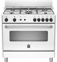 Bertazzoni La Germania Americana AMN905GEVSWE four et cuisinière Electrique Gaz Blanc A+