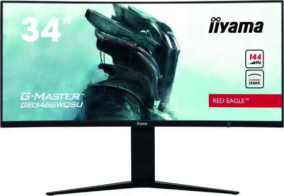 iiyama G-MASTER GB3466WQSU-B1 LED display 86,4 cm (34") 3440 x 1440 pixels UltraWide Quad HD Noir