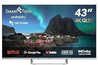 Smart-Tech 43QA20V3 TV 109,2 cm (43") 4K Ultra HD Smart TV Wifi Argent 320 cd/m²