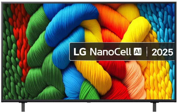 LG NanoCell AI 55NANO80A6B 139,7 cm (55") 4K Ultra HD Smart TV Wifi Noir