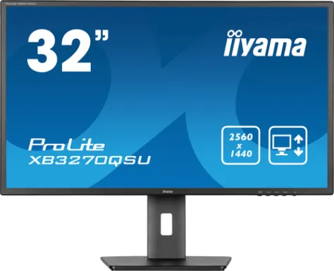 iiyama ProLite XB3270QSU-B1 écran plat de PC 81,3 cm (32") 2560 x 1440 pixels Wide Quad HD LED Noir