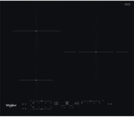 Whirlpool WS B2360 BF Noir Intégré 60 cm Plaque avec zone à induction 3 zone(s)