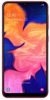 Samsung Galaxy A10 SM-A105F 15,8 cm (6.2") Double SIM Android 9.0 4G Micro-USB 2 Go 32 Go 3400 mAh Rouge