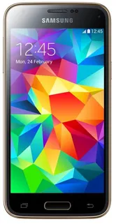 Samsung Galaxy S5 mini SM-G800F 11,4 cm (4.5") SIM unique Android 4.4.2 4G Micro-USB B 1,5 Go 16 Go 2100 mAh Or