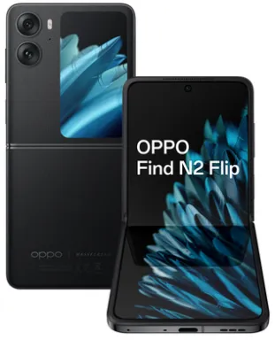 OPPO Find N2 Flip 17,3 cm (6.8") Double SIM Android 13 5G USB Type-C 8 Go 256 Go 4300 mAh Noir