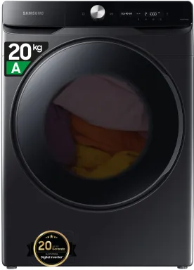 Samsung WF20DG8650BV/U3 machine à laver Charge avant 20 kg 1000 tr/min Noir
