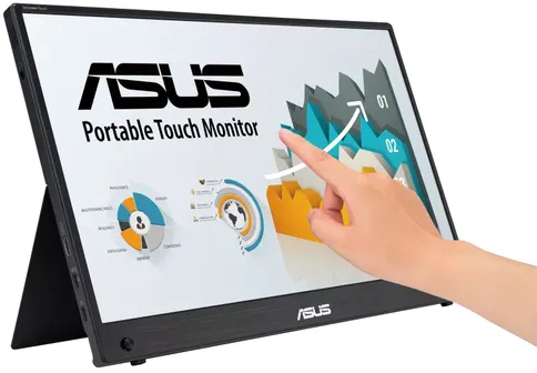 ASUS ZenScreen MB16AMTR écran plat de PC 39,6 cm (15.6") 1920 x 1080 pixels Full HD LCD Écran tactile Noir