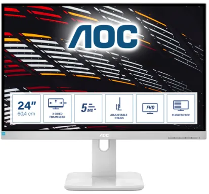 AOC P1 24P1/GR LED display 60,5 cm (23.8") 1920 x 1080 pixels Full HD Gris