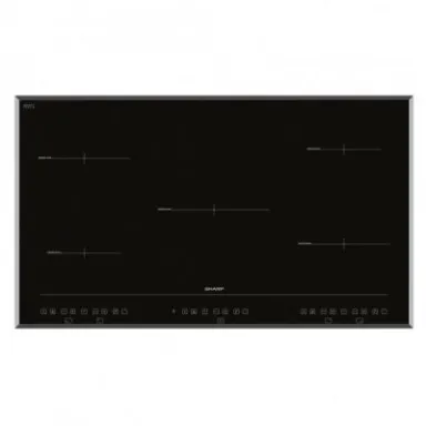 Sharp KH-9I26CT00 Noir Intégré 90 cm Plaque avec zone à induction 5 zone(s)