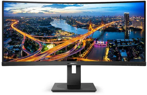 Philips B Line 345B1C/00 écran plat de PC 86,4 cm (34") 3440 x 1440 pixels Quad HD LCD Noir