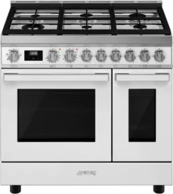 Smeg Master CPF92GMWH four et cuisinière Electrique Gaz Blanc A