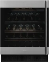 Smeg CVI338LX3 refroidisseur à vin Refroidisseur de vin compresseur Intégré Acier inoxydable, Noir 38 bouteille(s)