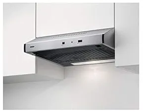 Zanussi ZHT631X Encastrée Noir, Acier inoxydable 220 m³/h D