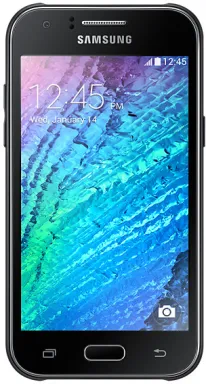 Samsung Galaxy J1 SM-J100H 10,9 cm (4.3") SIM unique Android 4.4 3G Micro-USB 0,5 Go 4 Go 1850 mAh Noir