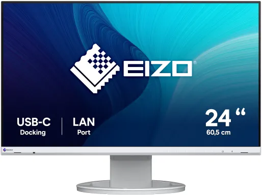 EIZO FlexScan EV2490-WT LED display 60,5 cm (23.8") 1920 x 1080 pixels Full HD Blanc