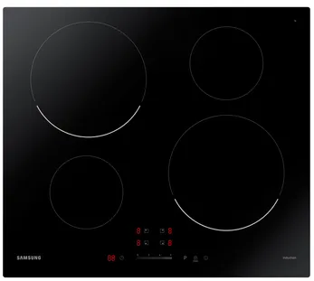 Samsung NZ64T3707AK Noir Intégré 60 cm Plaque avec zone à induction 4 zone(s)