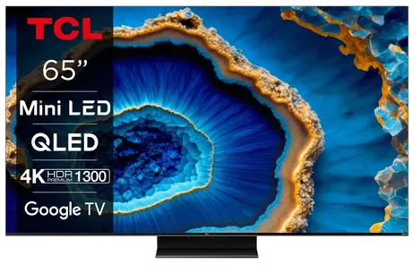 TCL C80 65C803 TV 165,1 cm (65") 4K Ultra HD Smart TV Wifi Titane 1300 cd/m²