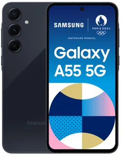 Samsung Galaxy A55 5G 16,8 cm (6.6") Double SIM hybride USB Type-C 8 Go 128 Go 5000 mAh Marine