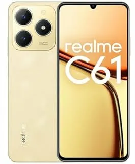 realme C61 17,1 cm (6.74") Double SIM Android 14 4G USB Type-C 6 Go 256 Go 5000 mAh Or