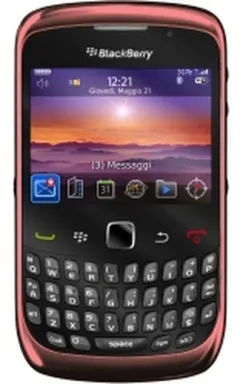 BlackBerry Curve 9300 6,25 cm (2.46") SIM unique BlackBerry OS 3G 1150 mAh Noir, Rouge