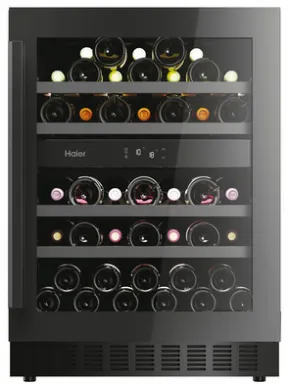 Haier H-WINE 700 HAKWBD 60 Refroidisseur de vin compresseur Pose libre Noir 44 bouteille(s)