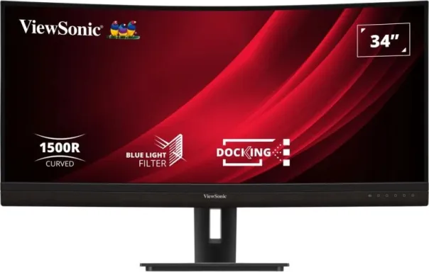 Viewsonic VG3456C écran plat de PC 86,4 cm (34") 3440 x 1440 pixels UltraWide Quad HD LED Noir