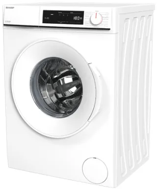 Sharp ES-NFA8121WD-IT machine à laver Charge avant 8 kg 1200 tr/min Blanc