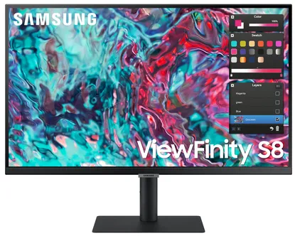 Samsung S80TB LED display 68,6 cm (27") 3840 x 2160 pixels 4K Ultra HD Noir