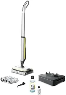 Kärcher FLOOR CLEANER FC 7 CORDLESS PREMIUM Electric broom Batterie Humide Sans sac Argent, Jaune