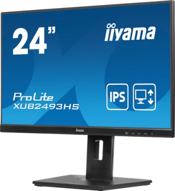 iiyama ProLite XUB2493HS-B6 écran plat de PC 60,5 cm (23.8") 1920 x 1080 pixels Full HD LED Noir