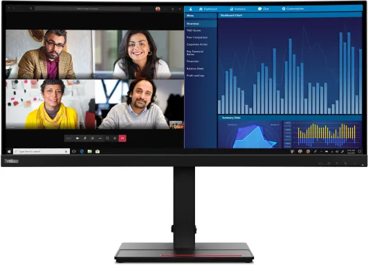 Lenovo ThinkVision P34w-20 LED display 86,7 cm (34.1") 3440 x 1440 pixels Wide Quad HD Noir