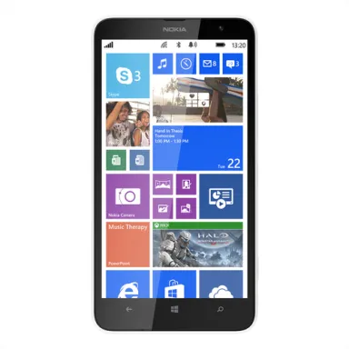 Nokia Lumia 1320 15,2 cm (6") SIM unique Windows Phone 8 4G Micro-USB B 1 Go 8 Go 3400 mAh Blanc