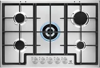 Electrolux EGS75362X Acier inoxydable Intégré 75 cm Gaz 5 zone(s)