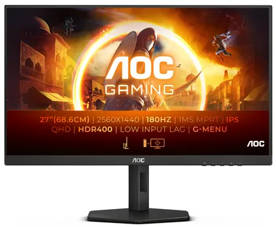 AOC Q27G4X LED display 68,6 cm (27") 2560 x 1440 pixels Quad HD LCD Noir