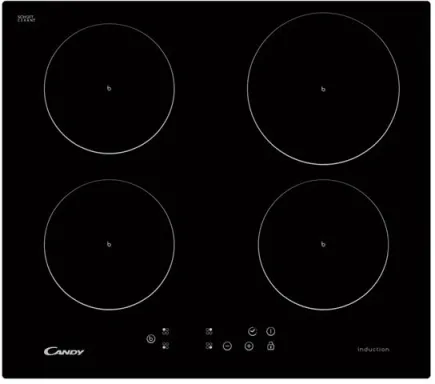 Candy CI 640 CB Noir Intégré Plaque avec zone à induction 4 zone(s)