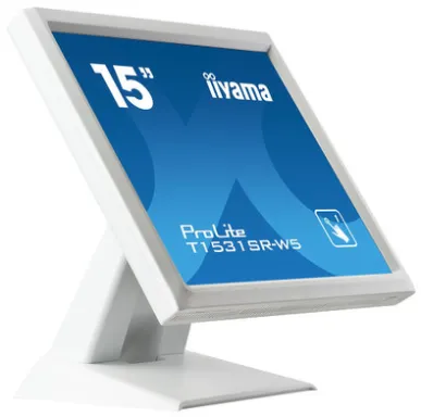 iiyama ProLite T1531SR-W5 écran plat de PC 38,1 cm (15") 1024 x 768 pixels LED Écran tactile Blanc