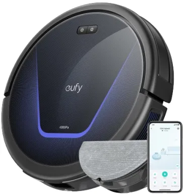 Eufy G50 Hybrid robot aspirateur 0,4 L Sans sac Noir