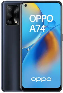 OPPO A74 16,3 cm (6.43") Double SIM Android 11 4G USB Type-C 4 Go 128 Go 5000 mAh Noir
