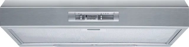 Hotpoint HSL 66 F LS X hotte Montée au mur Acier inoxydable 336 m³/h