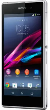 Sony Xperia Z1 12,7 cm (5") SIM unique Android 4.3 4G Micro-USB B 2 Go 16 Go 3000 mAh Blanc